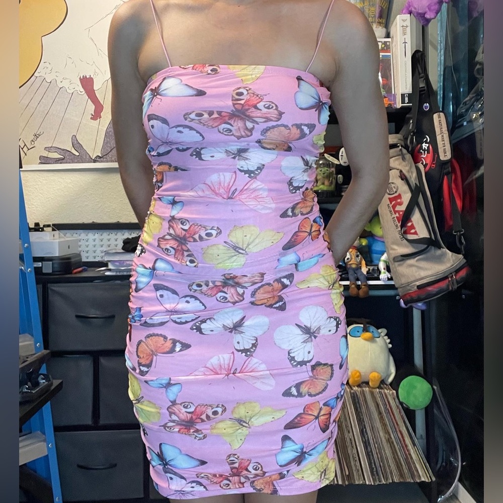 Butterfly Mini Dress